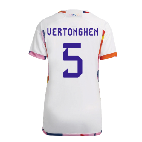 2022-2023 Belgium Away Shirt (Ladies) (VERTONGHEN 5)