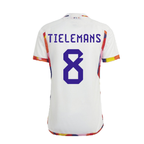 2022-2023 Belgium Away Shirt (TIELEMANS 8)