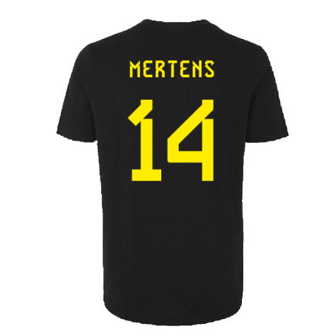 2022-2023 Belgium DNA Graphic Tee (Black) (MERTENS 14)