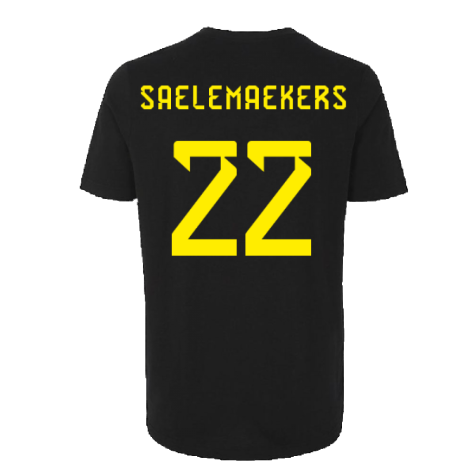 2022-2023 Belgium DNA Graphic Tee (Black) (SAELEMAEKERS 22)