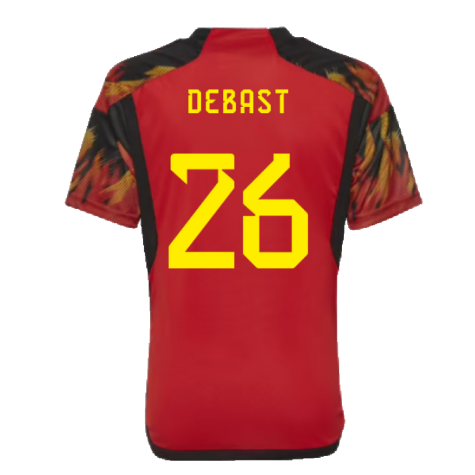 2022-2023 Belgium Home Shirt (Kids) (Debast 26)