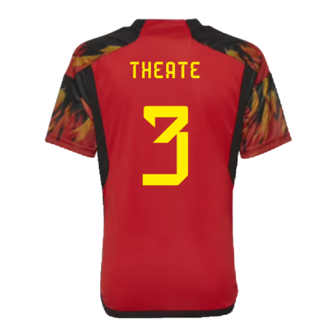 2022-2023 Belgium Home Shirt (Kids) (Theate 3)