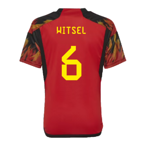 2022-2023 Belgium Home Shirt (Kids) (Witsel 6)