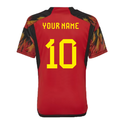 2022-2023 Belgium Home Shirt (Kids) (Your Name)