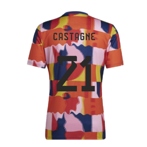 2022-2023 Belgium Pre-Match Shirt (Castagne 21)