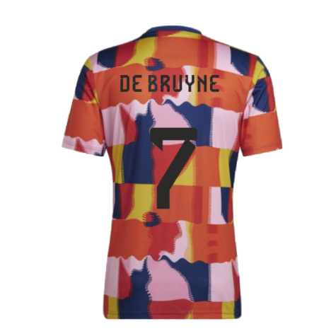 2022-2023 Belgium Pre-Match Shirt (De Bruyne 7)