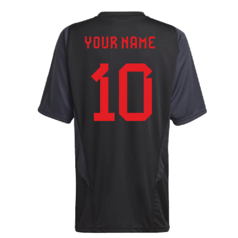 2022-2023 Belgium Training Jersey (Black) - Kids (Your Name)