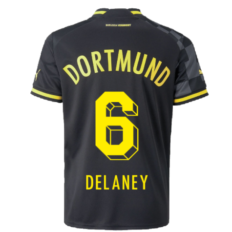 2022-2023 Borussia Dortmund Away Shirt (Kids) (DELANEY 6)