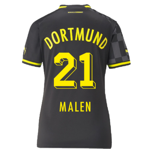 2022-2023 Borussia Dortmund Away Shirt (Ladies) (MALEN 21)