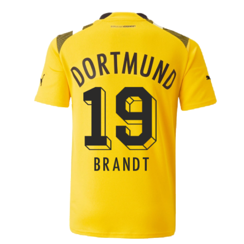 2022-2023 Borussia Dortmund CUP Shirt (Kids) (BRANDT 19)