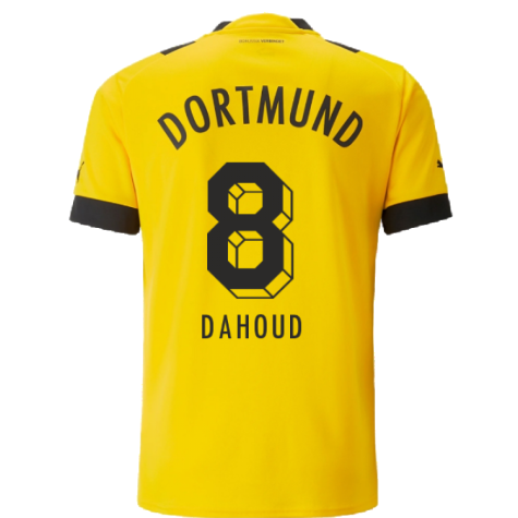 2022-2023 Borussia Dortmund Home Shirt (DAHOUD 8)