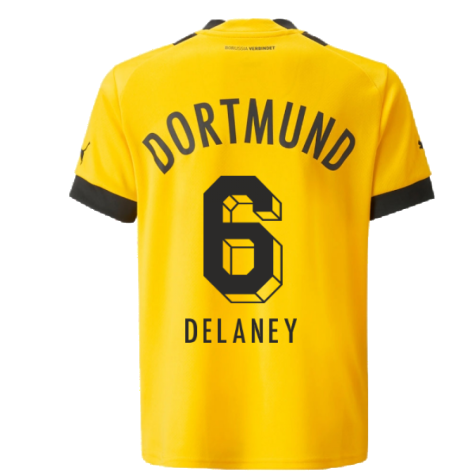 2022-2023 Borussia Dortmund Home Shirt (Kids) (DELANEY 6)