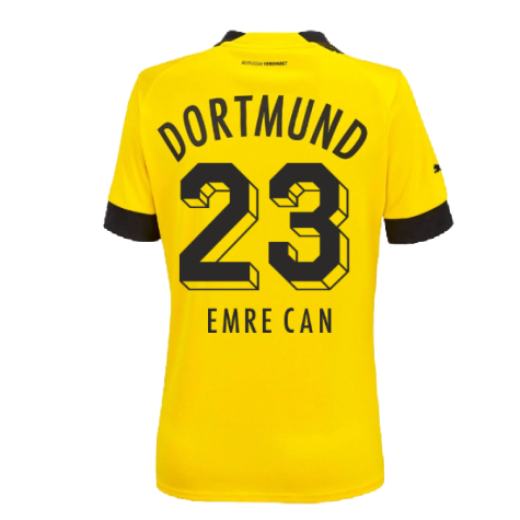 2022-2023 Borussia Dortmund Home Shirt - Ladies (EMRE CAN 23)