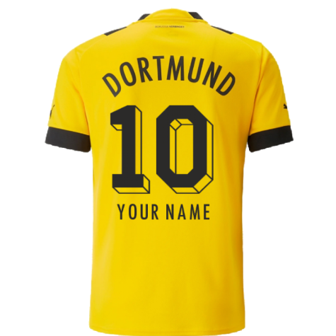 2022-2023 Borussia Dortmund Home Shirt (Your Name)