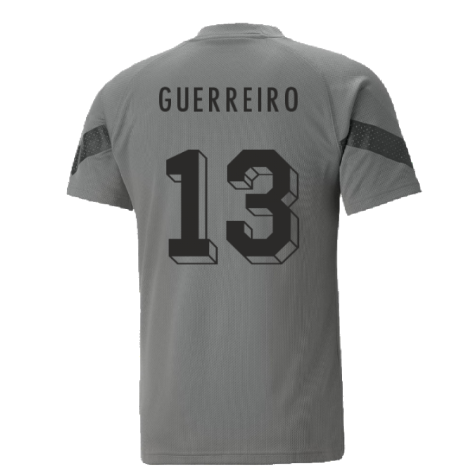 2022-2023 Borussia Dortmund Training Jersey (Smoked Pearl) (GUERREIRO 13)