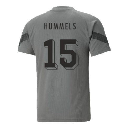 2022-2023 Borussia Dortmund Training Jersey (Smoked Pearl) (HUMMELS 15)