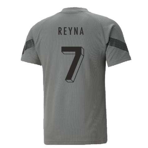 2022-2023 Borussia Dortmund Training Jersey (Smoked Pearl) (REYNA 7)