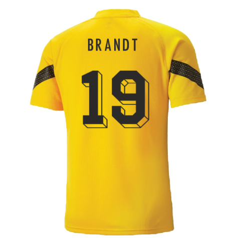 2022-2023 Borussia Dortmund Training Jersey (Yellow) (BRANDT 19)