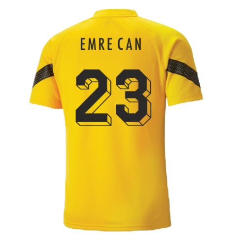 2022-2023 Borussia Dortmund Training Jersey (Yellow) (EMRE CAN 23)