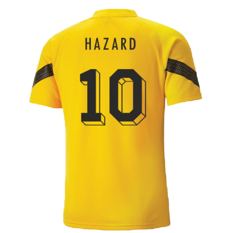 2022-2023 Borussia Dortmund Training Jersey (Yellow) (HAZARD 10)