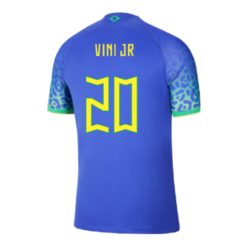 2022-2023 Brazil Away Dri-Fit ADV Vapor Shirt (Vini JR 20)