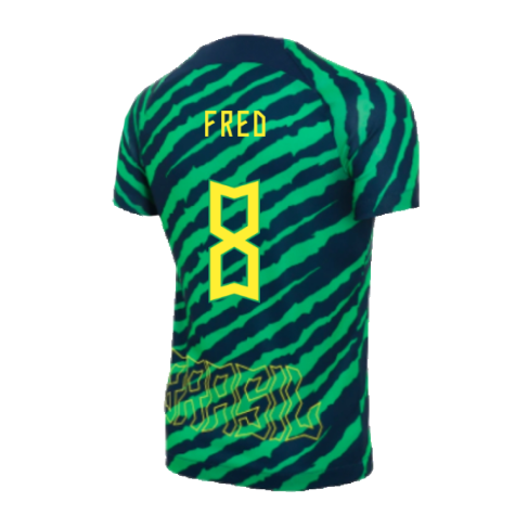 2022-2023 Brazil Dri-Fit Pre-Match Shirt (Kids) (Fred 8)