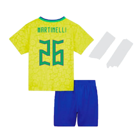 2022-2023 Brazil Home Infants Baby Kit (Martinelli 26)