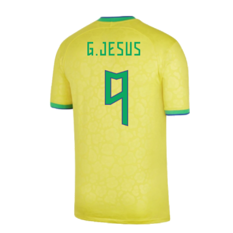 2022-2023 Brazil Home Shirt (G.JESUS 9)