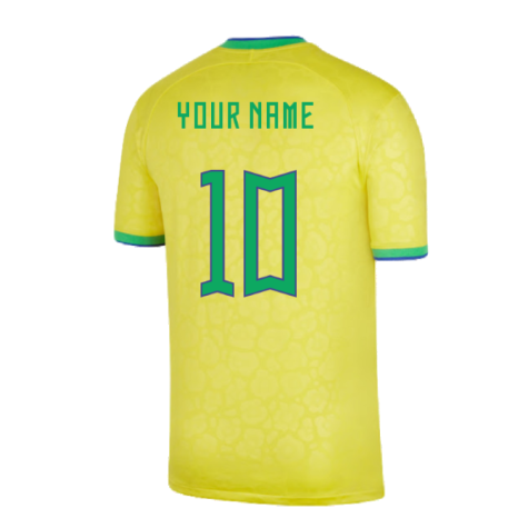 2022-2023 Brazil Home Shirt (Kids) (Your Name)