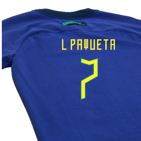 2022-2023 Brazil Travel Short Sleeve Top (L Paqueta 7)