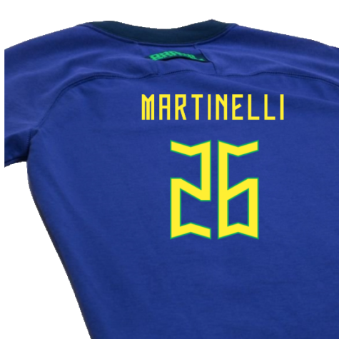 2022-2023 Brazil Travel Short Sleeve Top (Martinelli 26)