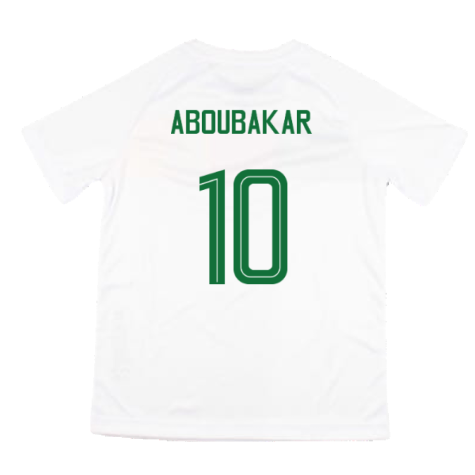 2022-2023 Cameroon Training Tee (White) - Kids (ABOUBAKAR 10)