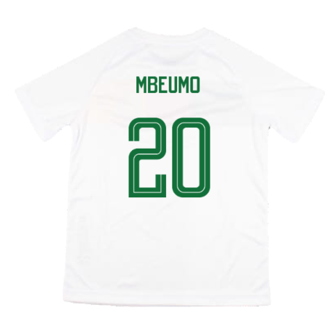 2022-2023 Cameroon Training Tee (White) - Kids (MBEUMO 20)