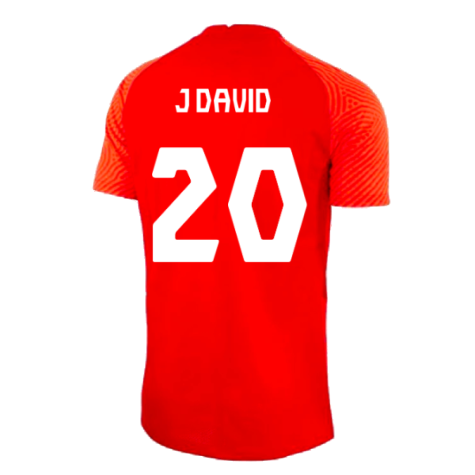 2022-2023 Canada Home Shirt (J David 20)