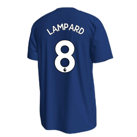 2022-2023 Chelsea Crest Tee (Blue) (LAMPARD 8)