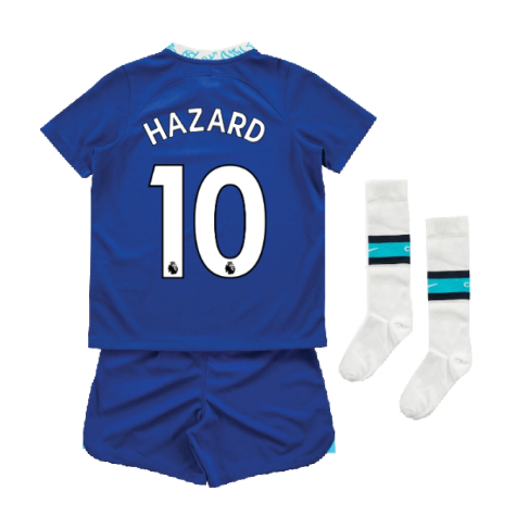 2022-2023 Chelsea Little Boys Home Mini Kit (HAZARD 10)