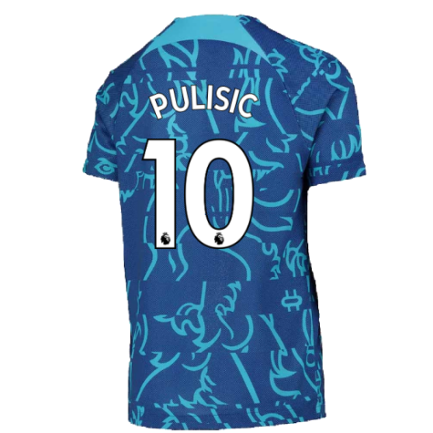 2022-2023 Chelsea Pre-Match Training Shirt (Blue) - Kids (PULISIC 10)