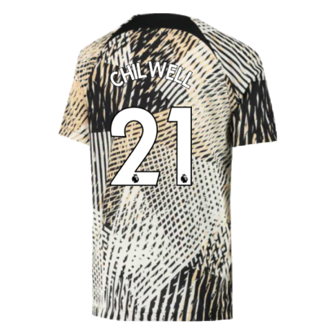 2022-2023 Chelsea Pre-Match Training Shirt (Sail) - Kids (CHILWELL 21)