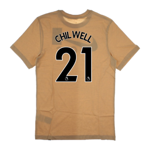 2022-2023 Chelsea Swoosh Tee (Beige) (CHILWELL 21)