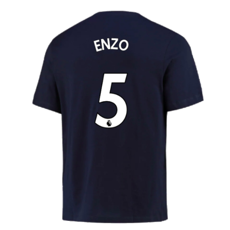 2022-2023 Chelsea Swoosh Tee (Navy) (Enzo 5)