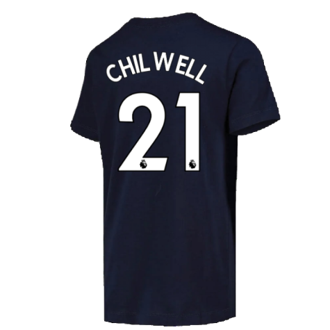 2022-2023 Chelsea Swoosh Tee (Navy) - Kids (CHILWELL 21)