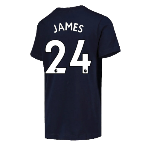 2022-2023 Chelsea Swoosh Tee (Navy) - Kids (JAMES 24)