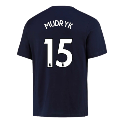 2022-2023 Chelsea Swoosh Tee (Navy) (MUDRYK 15)