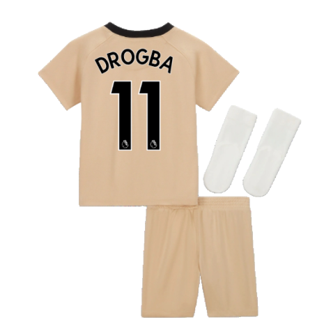 2022-2023 Chelsea Third Little Boys Mini Kit (DROGBA 11)