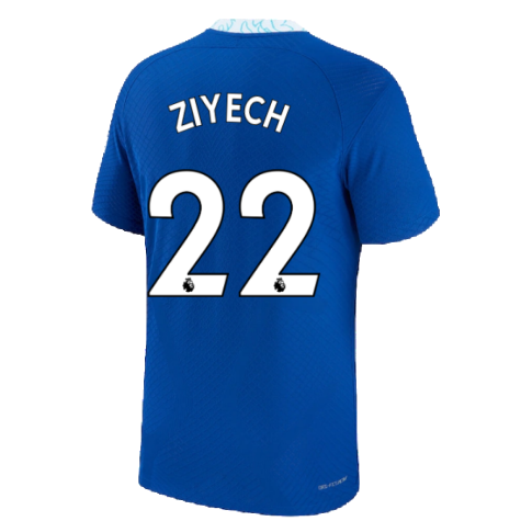 2022-2023 Chelsea Vapor Match Home Shirt (ZIYECH 22)