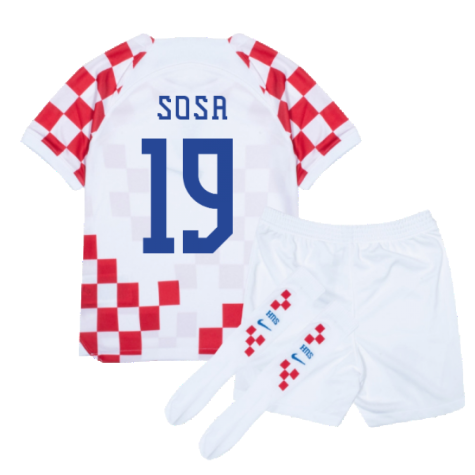 2022-2023 Croatia Home Mini Kit (Sosa 19)