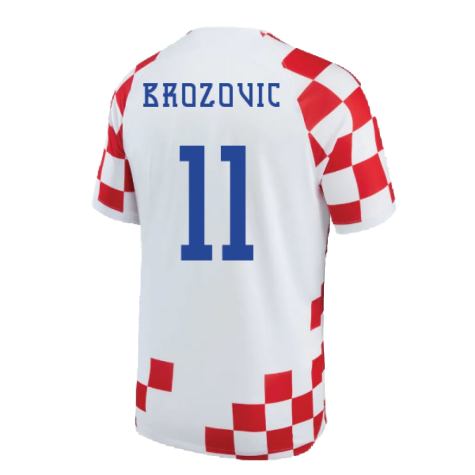 2022-2023 Croatia Home Shirt (BROZOVIC 11)