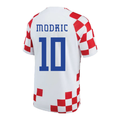 2022-2023 Croatia Home Shirt (MODRIC 10)