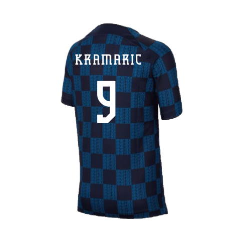 2022-2023 Croatia Pre-Match Training Shirt (Kids) (Kramaric 9)