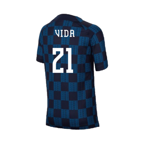 2022-2023 Croatia Pre-Match Training Shirt (Kids) (Vida 21)